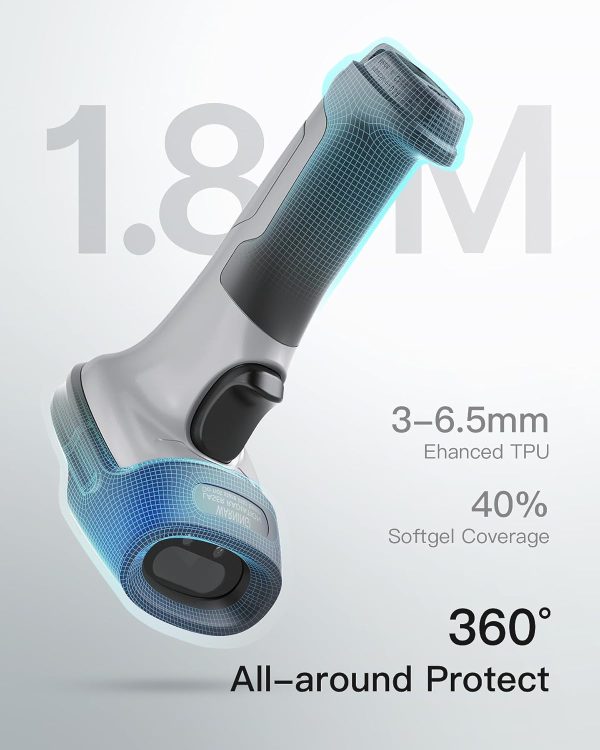 Inateck Bluetooth Barcode Scanner, 1 Charge 180 Days Standby, 35m Range, Automatic Fast and Precise scanning, BCST-70 - Image 3